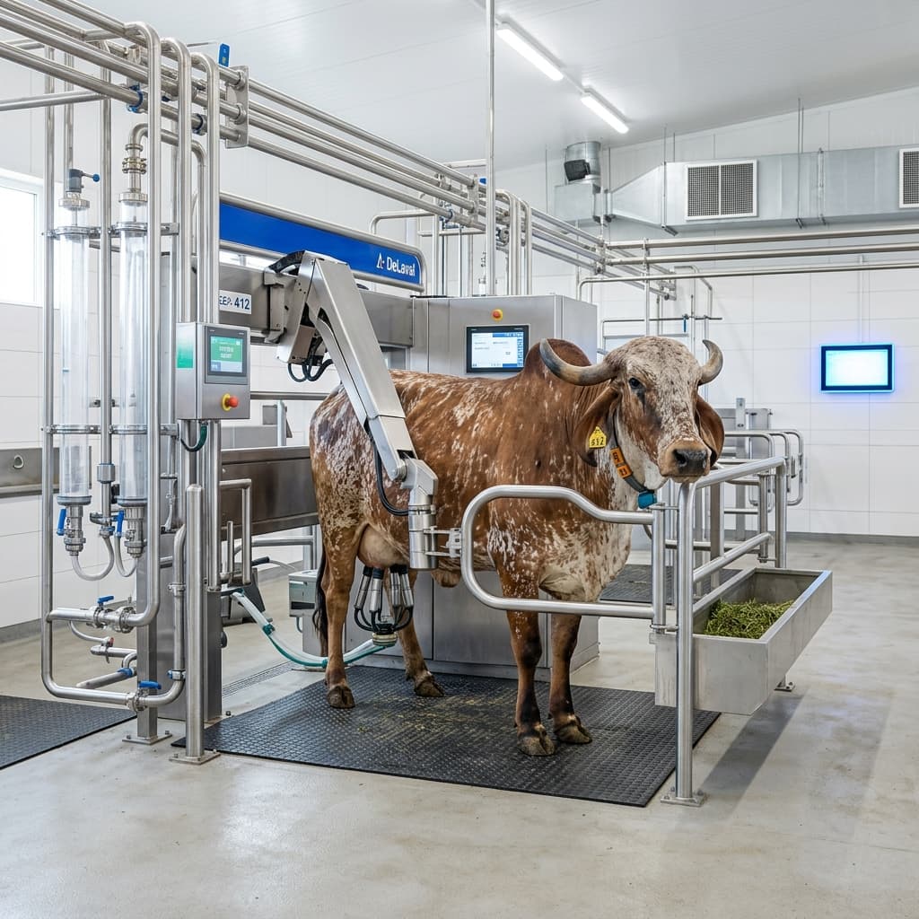 Modern Milking Process